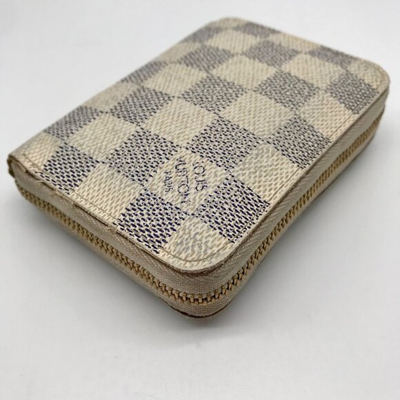 Louis Vuitton Damier Azur Zippy Coated Canvas Coin Wallet - Picture 8 of 12